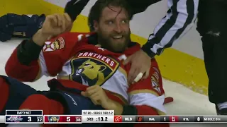 Aaron Ekblad Drops The Gloves With Anthony Mantha