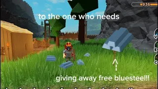 giving away free bluesteel