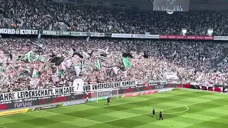 Borussia Mönchengladbach - Eintracht Frankfurt 11.05.2024 Mannschaftsaufstellung und Hymne