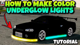 TUTORIAL: HOW TO MAKE COLOR UNDERGLOW IN CAR PARKING MULTIPLAYER NEW UPDATE