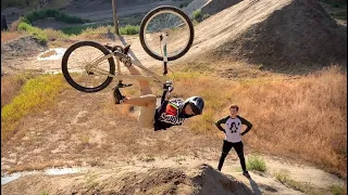 HE LANDED HIS FIRST EVER BACKFLIP!!! Kamloops Bike Ranch