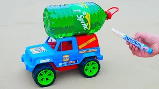 Experiment: XXL Sprite Rocket with Truck