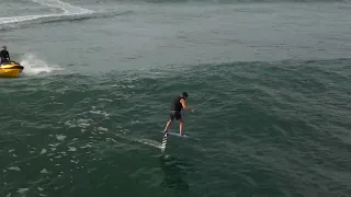 61 Year Old Foils 2 Minute Long Wave on Second Day Ever.