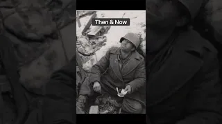 Emotional Then and Now video of WW2 #history #military #army