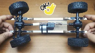 Fully DIY RC 4X4 OFF ROAD CAR! Cheap an Simple/El yapımı RC Kamyon-Ucuz ve Basit #P2