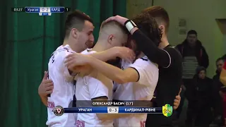 HIGHLIGHTS | "Ураган" - "Кардинал-Рівне" - 4:4 (12.01.2019 | 12 тур)