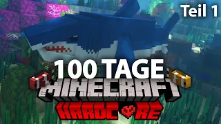 Ich überlebe 100 Tage Minecraft Hardcore in einem riesigen Ozean (Deutsch, Teil 1)