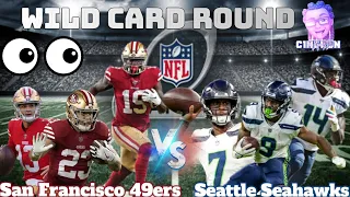 NFL 2022 - 2023 Playoffs Wild Card Matchup Seattle Seahawks Vs San Francisco 49ers Live Watch Party