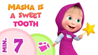 Masha and the Bear 🍭🍬 MASHA IS A SWEET TOOTH 🍬🍭 NEW COLLECTION 🎤 songs for children!