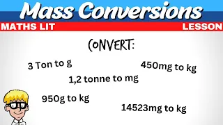 Mass Conversions Maths Lit