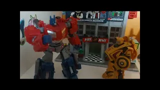 transformers ss gamer edition wfc optimus prime (skit/review #transformers