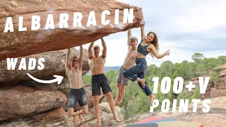 Bouldering in Albarracín, Spain | climbing 112 V points | week 1