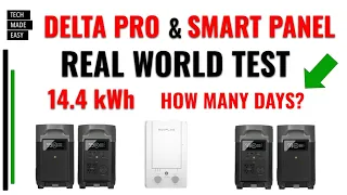Real World Test with EcoFlow Smart Home Panel & EcoFlow Delta pro