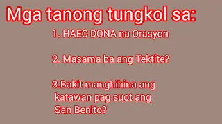 Safe ba ang HAEC DONA na Orasyon?