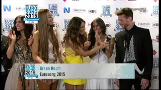 Στο Green Room με τους 5 υποψήφιους (Eurosong 2015/Eurovision GR)