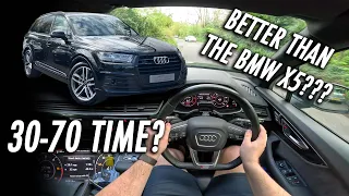 2019 AUDI Q7 50TDI DRIVING POV/REVIEW // BUTTERY SMOOOOTH 🧈