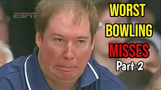 Worst Bowling MISSES Part 2 | PBA bowlers missing ‘easy’ shots