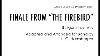 Finale from The Firebird for Band Grade 2.5 arr L. C. Harnsberger