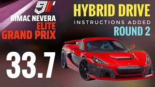 Asphalt 9 | Rimac Nevera Elite Grand Prix | Round 2 Hybrid Drive- 33.7 with instructions Time travel