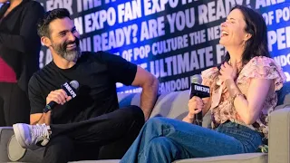 The Dynamic Duo behind Superman & Lois: Tyler Hoechlin and Bitsie Tulloch at Fan Expo Chicago 2023