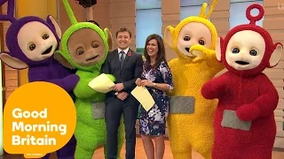 Susanna Reid Tickles Tinky Winky's Tummy | Good Morning Britain