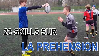 23 SKILLS ON PREHENSION TO RUGBY - PASSES EXERCISES