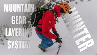 Winter Clothing Layering system for Mountain Hiking