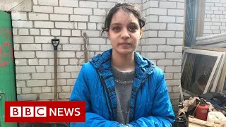 Sharing space with the dead - horror outside Chernihiv, Ukraine - BBC News