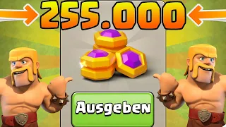 255.000 STADTGOLD AUSGBEBEN! 🤑🤑 Clash of Clans * CoC [deutsch/german]