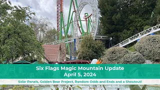 Six Flags Magic Mountain Update - April 5, 2024