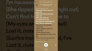 XXXTENTACION - F*ck Love ft. Trippie Redd (sped up lyrics) • Spotify •