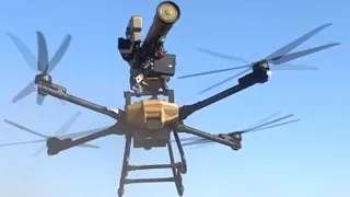 Russian drone equipped with ATGM Fagot, tests