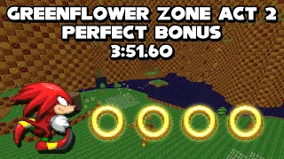 [TAS] SRB2 - Greenflower Zone Act 2 - Perfect Bonus w/ Knuckles - 3:51.60
