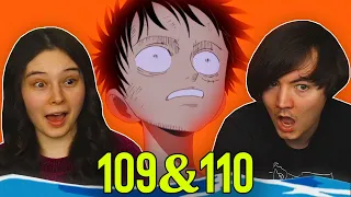 CROCODILE vs LUFFY! 👒 One Piece Ep 109 & 110 REACTION & REVIEW