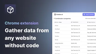 Databar.ai Chrome Extension | Collect data from any website