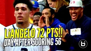 LiAngelo Ball Scores 72 POINTS Day AFTER Scoring 56!! Chino HIlls vs R.Christian FULL Highlights!