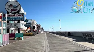 Bike riding on the Ocean City Boardwalk