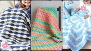 Crochet baby blanket/craft & Crochet blanket pattern /Beautiful baby blanket design.