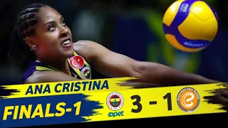 Ana Cristina | Fenerbahce opet vs Eczacibasi Dynavit | Turkish Women's Volleyball league (Finals-1)