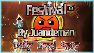 Festival (By Juandeman) [All Coins] Daily Level #507 | Geometry Dash 2.11