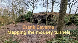 Crank Caverns mapping the mousey tunnels #mines #underground #sandstone #history #mining