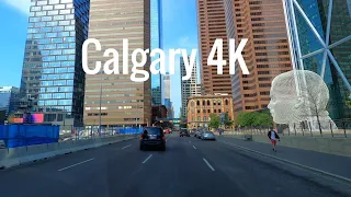 Driving in Calgary - Summer 2022 Canada [4K]