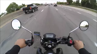 Honda Grom on highway! 60 MPH