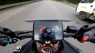 2024 KTM Duke 390 Highway Cruising Speeds & RPM