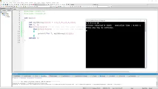 C Programming Example: Initializing & Printing 2D Array