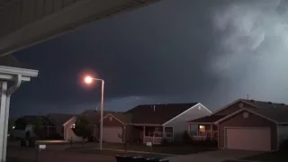 Oklahoma Tornado Warning with Severe Hail and Strong Wind Gusts, May 29th, 2012