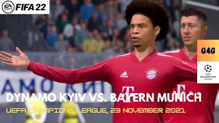 FIFA 22 - Dynamo Kyiv Vs. Bayern Munich - UEFA Champions League Full Match XBOX Gameplay | 4K