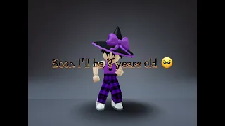 Soon I’ll be 3 years old😭😭😭 (playing roblox ⚠️NOT REAL AGE)