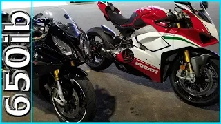 Ducati V4 Speciale vs BrenTuned BMW S1000RR!!! 💪👊🔥