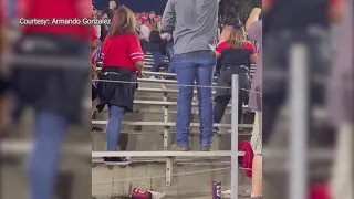 Violent fight at sold-out Fresno State football game ends in several arrests.
